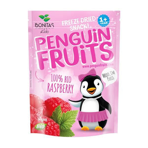 Pinguin gefriergetrocknete Bio-Himbeere 10 g – Bonitas – Crisdietética