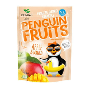 Pingüino Manzana y Mango Liofilizado Ecológico 15g - Bonitas - Crisdietética