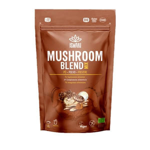 Organic Mushroom Powder Mix 100g - Iswari - Crisdietética