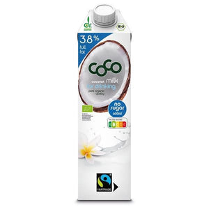 Bio Coconut Milk for Drinking 3.8% MG 1 Liter - Dr. António Martins - Crisdietética