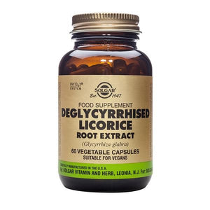 Licorice Root Extract 60 Capsules - Solgar - Crisdietética