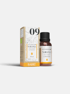 Essential Oil 09 Organic Orange 15ml - Eladiet - Crisdietética