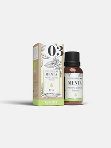Essential Oil 03 Organic Peppermint 15ml - Eladiet - Crisdietética