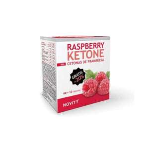 Raspberry Ketone Cetona de Framboesa 60 + 12 Cápsulas - Novity - Crisdietética