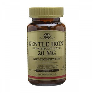 Gentle Iron 20mg 180 Capsule - Solgar - Crisdietética