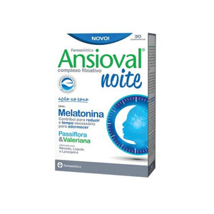 Ansioval Night 30 Comprimidos - Farmodietica - Chrysdietética