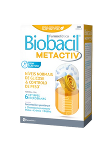 Biobacil Metactiv 30 cáps - Farmodiética - Crisdietética