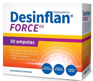 Desinflan Force RX 30 Ampoules - Farmodietica - Crisdietética
