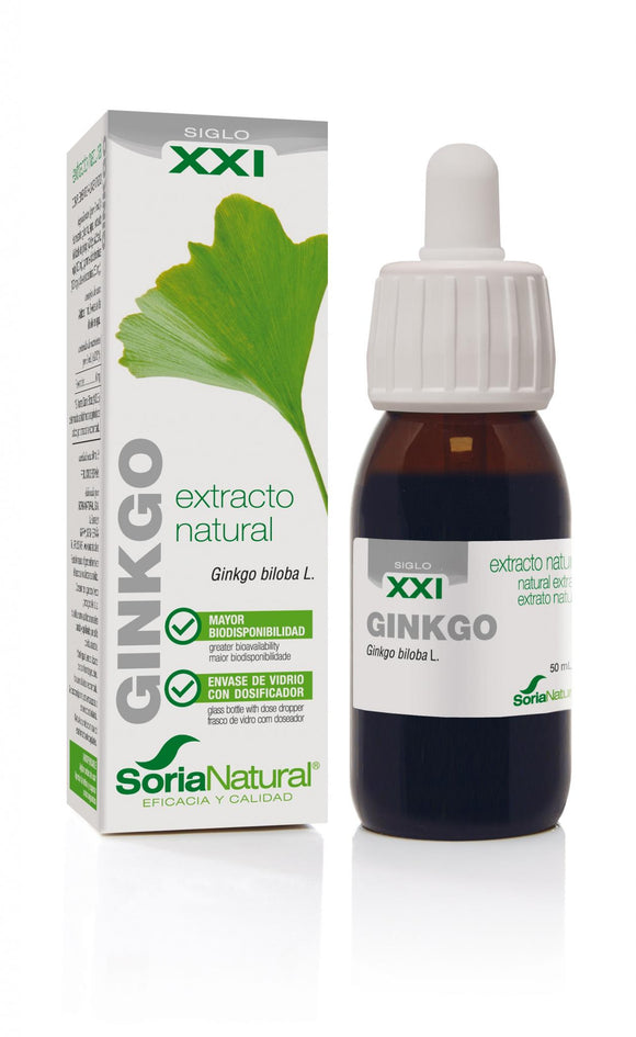 Ginkgo Extrato Natural 50 ml - Soria Natural - Crisdietética