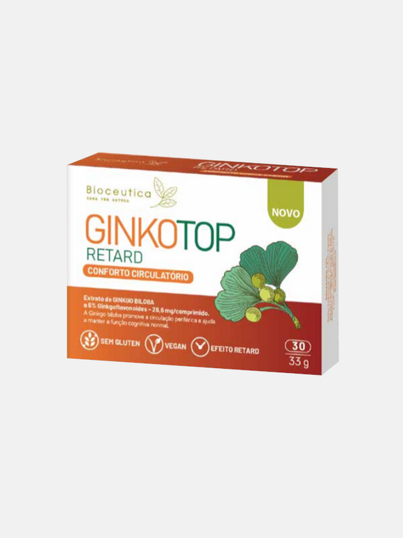 Ginkotop Retard 30 Comprimidos - Bioceutica - Crisdietética
