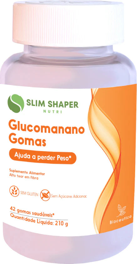 Slim Shaper Glucomanano Gomas - Biocêutica - Crisdietética