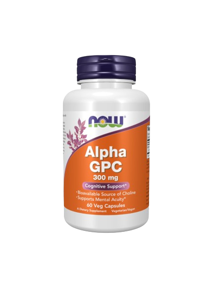 Alpha GPC 60 cápsulas vegetais - Now