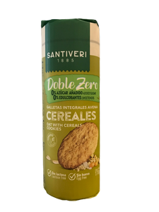 Oatmeal Biscuit with Doble Zero Cereals 170g - Santiveri - Crisdietética
