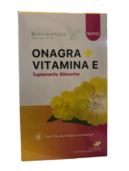 Onagra + Vitamina E 30 Cápsulas - Bioceutica - Crisdietética
