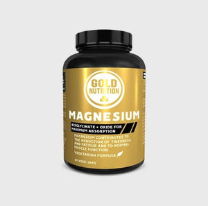 Magnesio 60 cápsulas - 600mg - GoldNutrition - Crisdietética