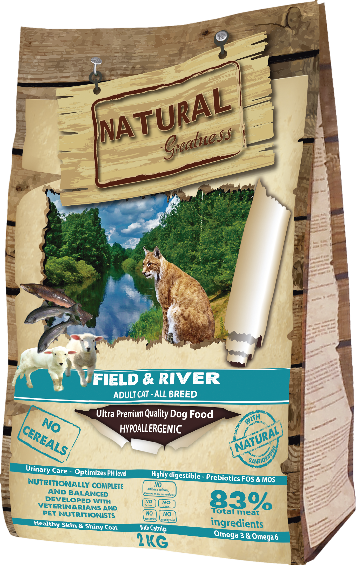 Natural Greatness Cat Field & River 2kg - Chrysdietetic