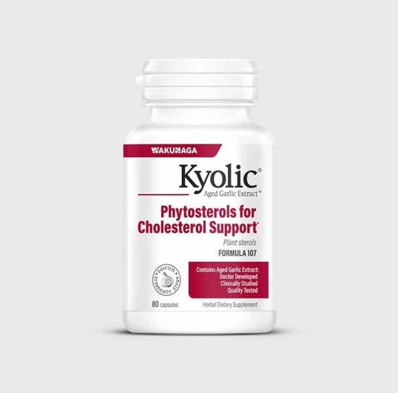 Fórmula 107 Cholesterol Support 80 cápsulas - Kyolic - Crisdietética
