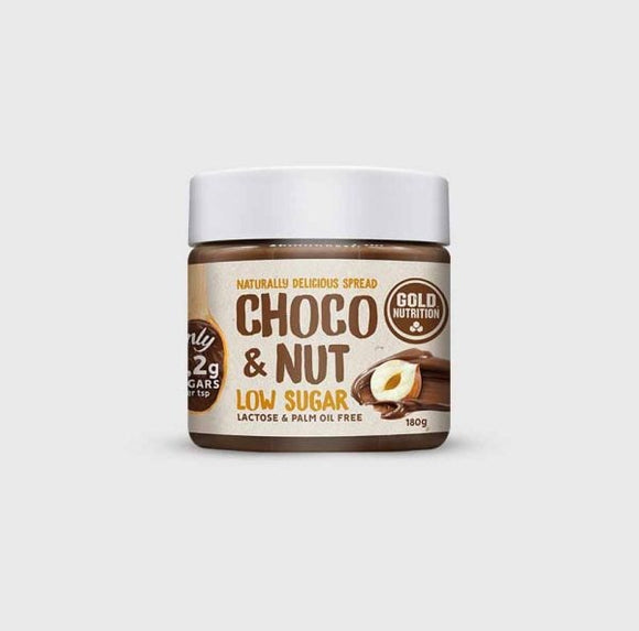 Choco & Nut - Low Sugar Spread 180g - GoldNutrition - Crisdietética