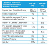 Proteinriegel Schokoladenkekse mit niedrigem Zuckergehalt 60 g - GoldNutrition - Crisdietética