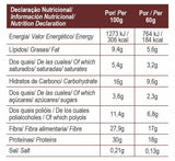 Barrita Proteica Baja Azúcar Doble Chocolate 60g - GoldNutrition - Crisdietética