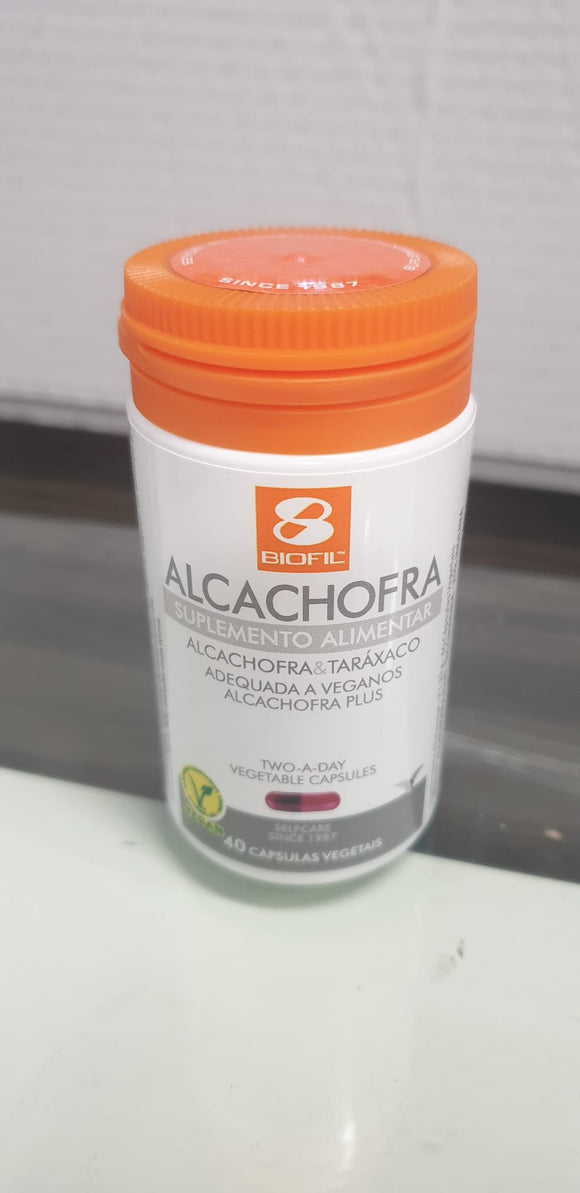 Alcachofra Plus 40 Cápsulas VEGAN - Biofil - Crisdietética
