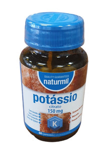 Citrato de Potasio 150mg 60 comprimidos - Naturmil - Crisdietética