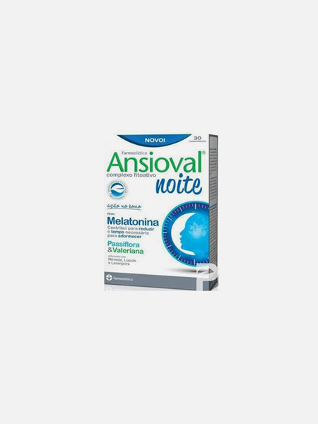 Ansioval Noite 30 Comprimidos - Farmodietica - Crisdietética