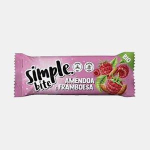 Organic Almond and Raspberry Energy Bar 35g- Simple - Crisdietética