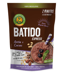 Batido de Avena Cacao Express Super Desayuno 300g - Cien por cien - Crisdietética