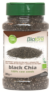 Black Chia Raw Seed Dispenser 350g - Biotone - Chrysdietetic