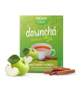 Desinchá Green Apple with Cinnamon 10 sachets - Crisdietética