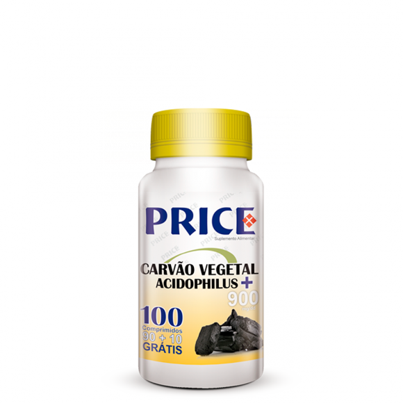 Carvão Vegetal + Acidophilus 100 Comprimidos - Price - Crisdietética