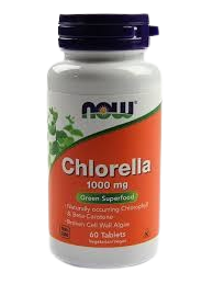 Chlorella 1000mg 60 Comprimidos - Now