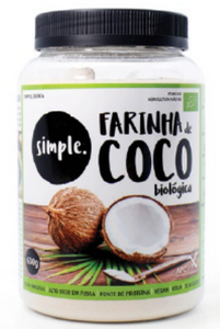 Organic Coconut Flour 630g - Simple - Crisdietética