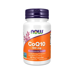 Co-Enzyme Q10 100mg 30 Capsules - Now - Chrysdietética