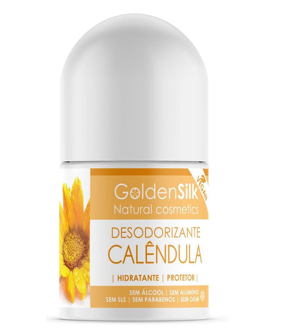 Desodorizante de Calêndula 85 ml GoldenSilk - Crisdietética