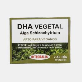 蔬菜 DHA 裂殖藻 30 粒胶囊 - Integralia - Crisdietética
