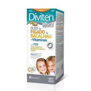 Diviten Children's Cod Liver Oil 300ml - Farmodietica - Crisdietética