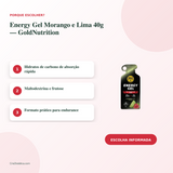 Energy Gel Morango e Lima 40g — GoldNutrition — imagem 2