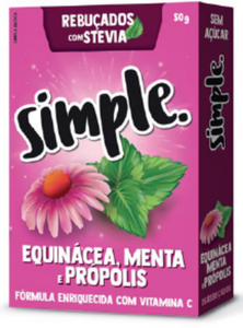 Echinacea, Mint and Propolis Candy 50g - Simple - Crisdietética