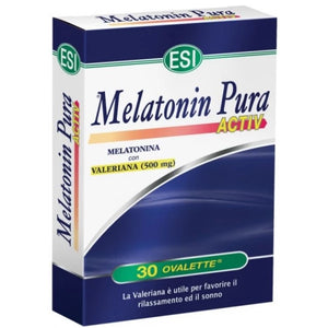 Pure Melatonin with Valerian 30 Tablets - Novo Horizonte - Crisdietética