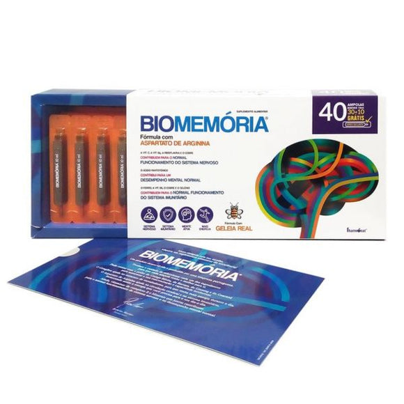 BioMemória 30+10 ampolas Fharmonat - Crisdietética