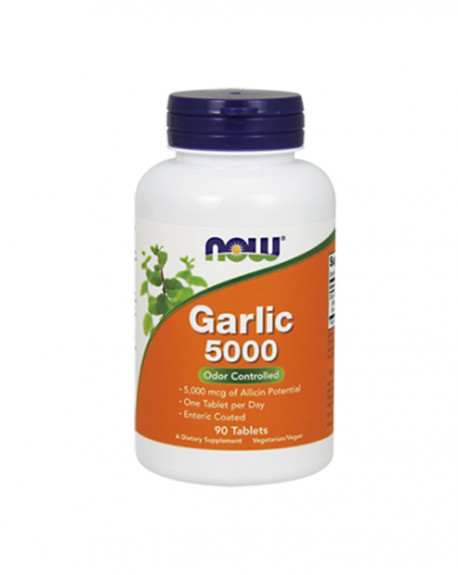 Garlic 5000 90 Comprimidos -Now - Crisdietética