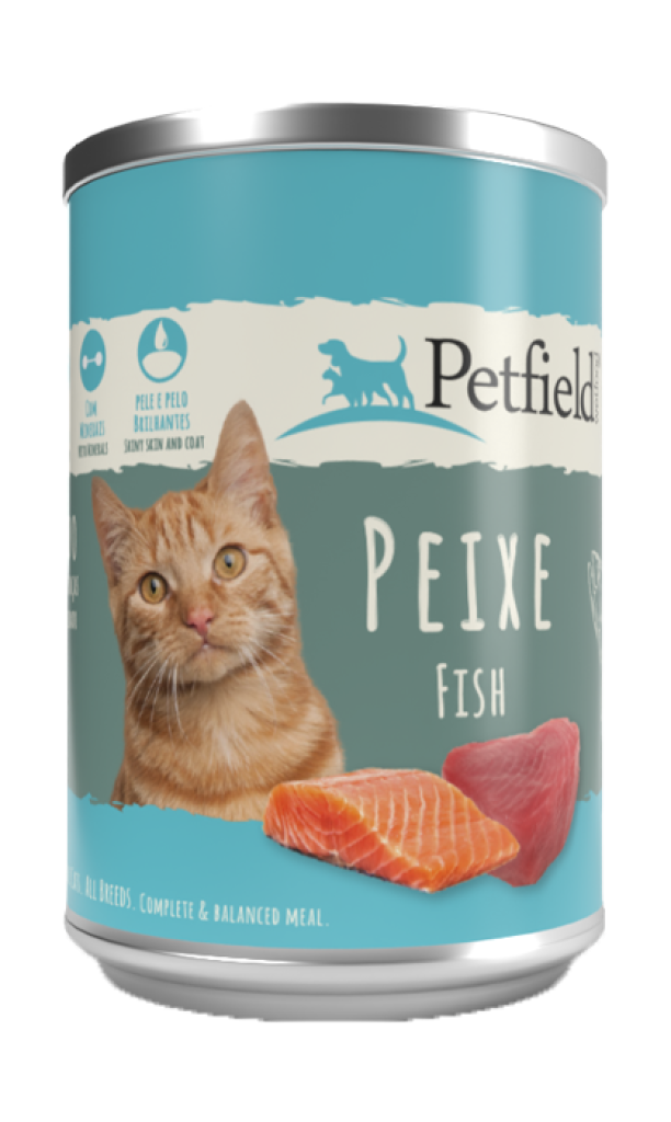 WetFood Cat Tuna & Salmon 410g *24 Unidades - Petfield - Crisdietética