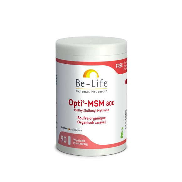 Opti-MSM 800 90 Cápsulas - Be-Life - Crisdietética
