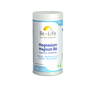 鎂 Magnum B6 90 粒膠囊 -Be-Life - Crisdietética