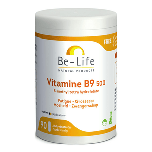 Vitamin B9 500 90 Kapseln - Be-Life - Crisdietética