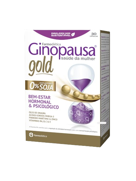 Ginopausa Gold 30 Cápsulas - Farmodietica - Crisdietética