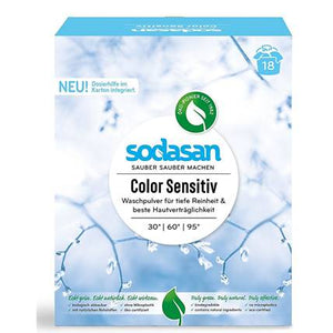 Ecological Powder Detergent for Colored Clothes 1010g - Sodasan - Crisdietética