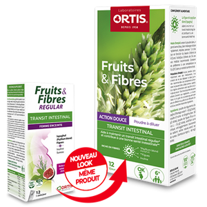 Fruits et fibres douces 12 sachets - Ortis - Crisdietética